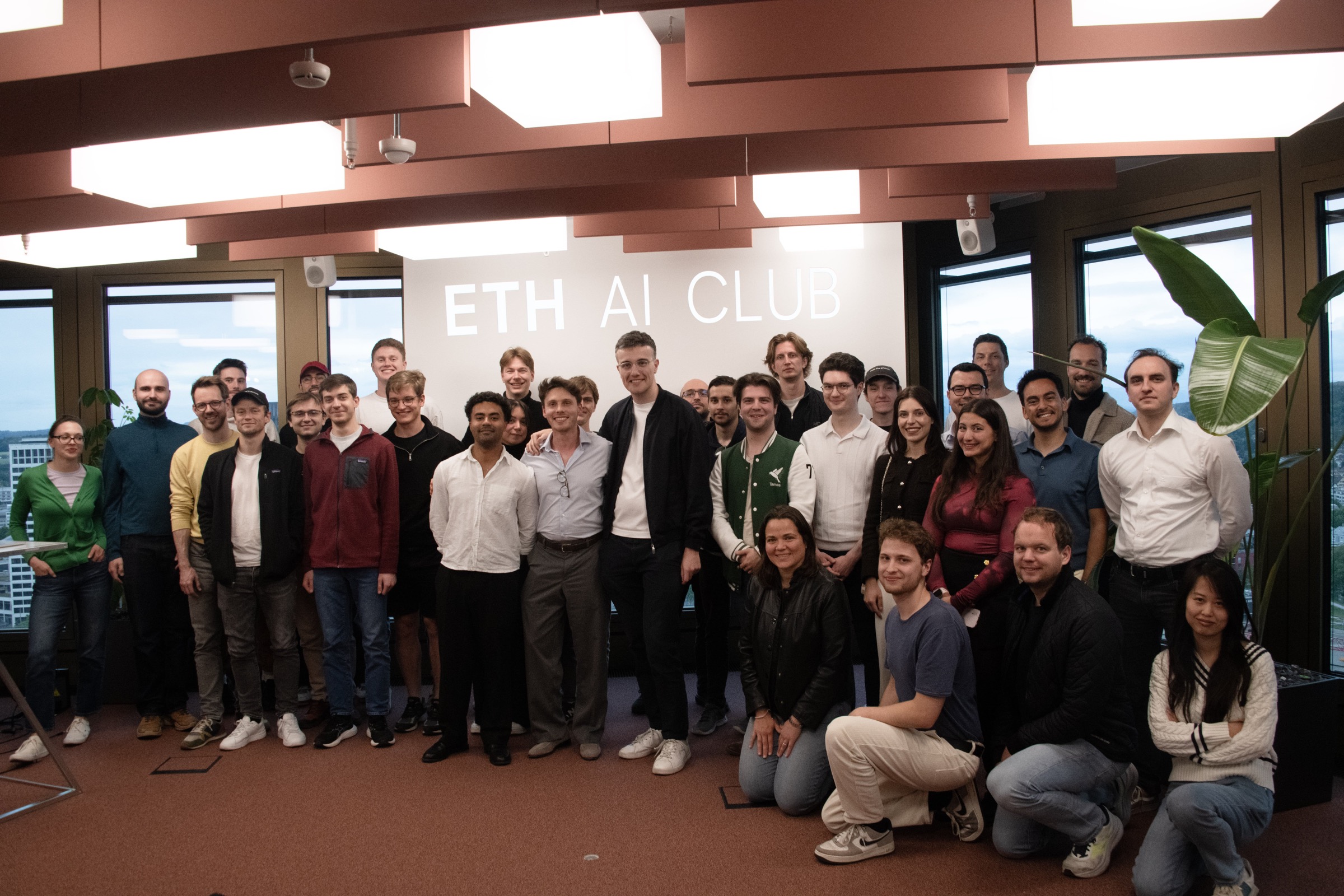 ETH AI Club members and wider community at the first Demo Night, May 2026